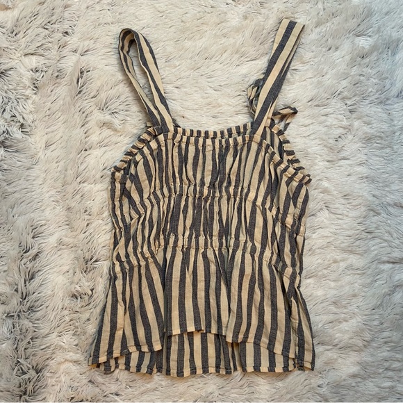 Universal Thread Blue and Cream Tank Top - Picture 2 of 2